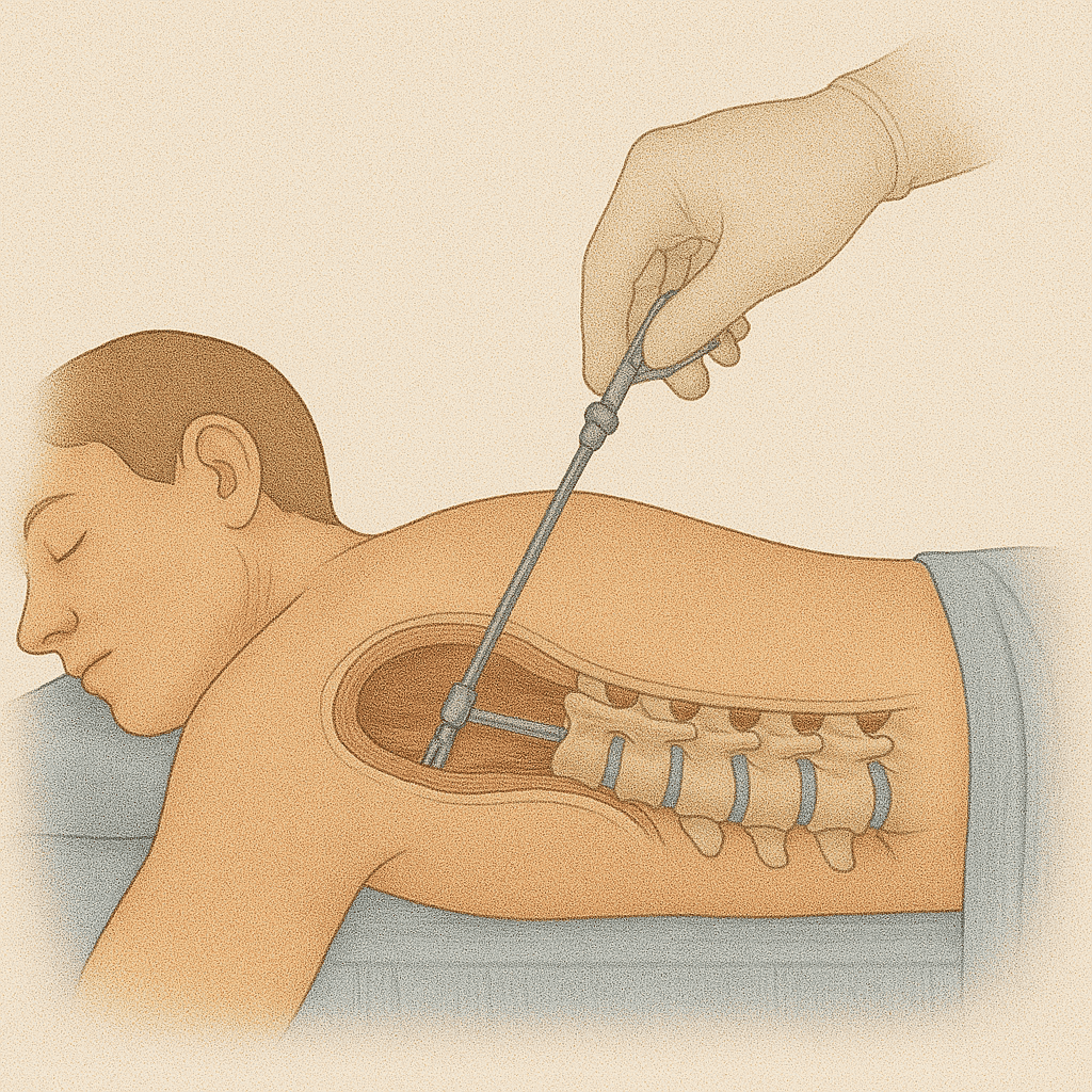 Microdiscectomy procedure image 1